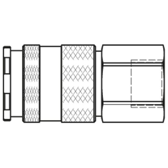 Picture of Quick coupling, European Profile ND 10 (Series 27, Series 1700, Series 1727) - 27KAIW17MED