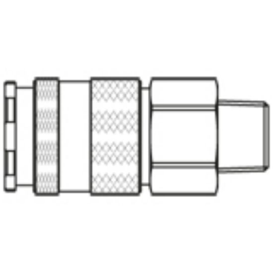 Picture of Quick coupling, European Profile ND 10 (Series 27, Series 1700, Series 1727) - 27KBAK26BVN