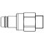 Picture of Quick Coupling with Parker own Profile, Series 38 - 38SBAW21MEX