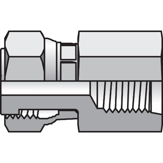 Picture of Seal-Lok O-Ring Face Seal Tube Fittings and Adapters - 8-4 G65L-S