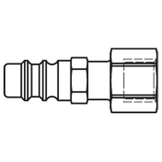 Picture of Coded Quick Coupling especially for fuel gas and oxygen, Series 65-67 - 66SSIL17MXX