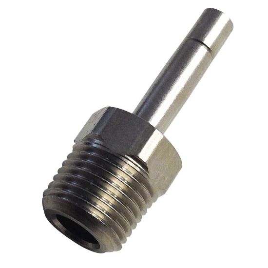 Picture of Electroless Nickel Plated Brass Push-to-Connect Fittings - Prestolok PLM - 68PLMSP-6M-2R