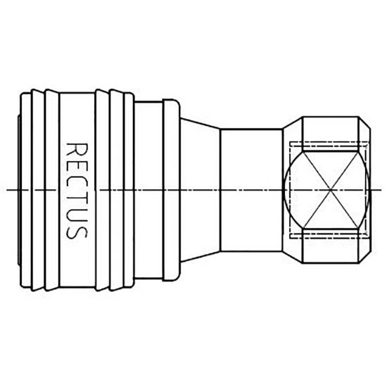 Picture of Quick Coupling with ISO 7241-1 Series B Profile, Series 70 - 74KFIW21MPX