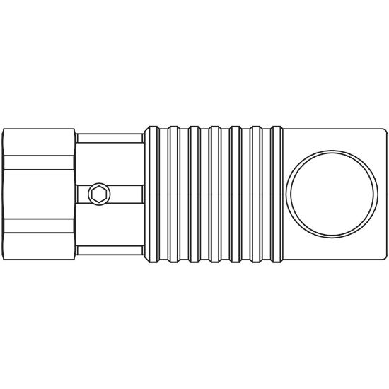 Picture of Safety Push Button Quick Coupling, Series KP - 84KPIW13APX