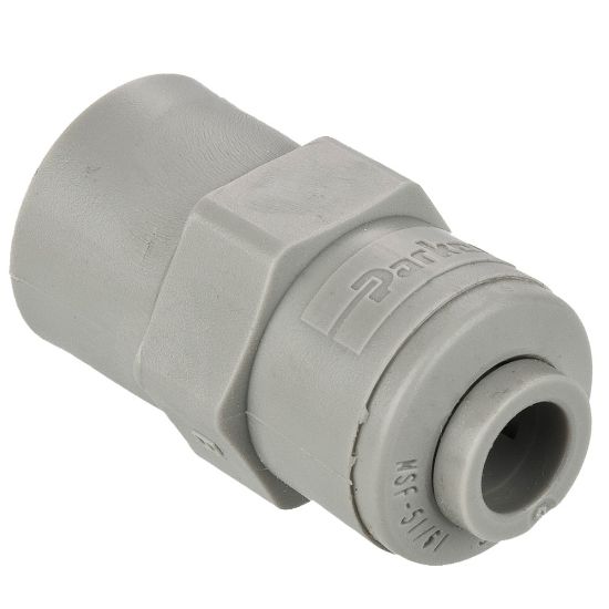 Picture of Push-to-Connect all plastic FDA compliant fitting, Parker TrueSeal - A6FF6-MG