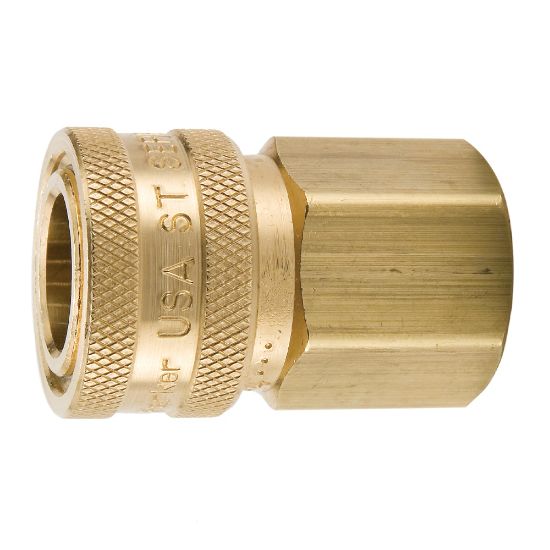 Picture of High Flow, Unvalved, Hydraulic Quick Couplings - ST Series - BST-2-BSPP