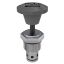 Picture of 2 Position, 2 Way Normally Closed Poppet Type Manual Valve - DL101TV