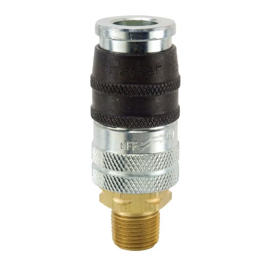 Picture of ISO 4414 Industrial Interchange, Safety Quick Connect Air Couplers - E-z-mate Series - EZ-371-6MP