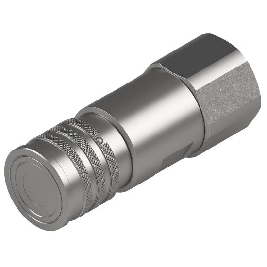 Picture of Hydraulic Flat-Face Quick Coupling - ISO 16028  - FEM/IF Series - FEC-1001-20FB