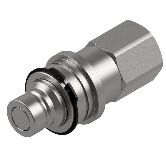 Picture of Hydraulic Flat-Face Quick Coupling - ISO 16028  - FEM/IF Series - FECP-502-8FB