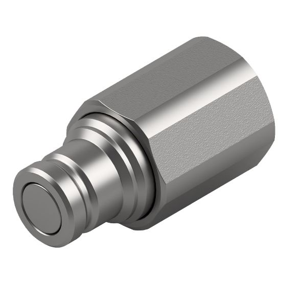 Picture of Hydraulic Flat-Face Quick Coupling - ISO 16028  - FEM/IF Series - FEM-1002-20FB