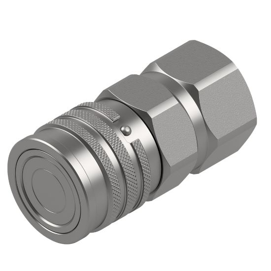 Picture of Hydraulic Flat-Face Quick Coupling - ISO 16028  - FEM/IF Series - FEM-501-12FB-E4