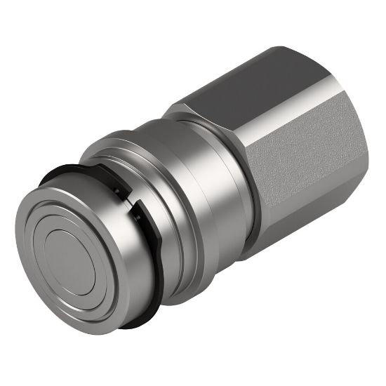Picture of Hydraulic Flat-Face Quick Coupling - ISO 16028  - FEM/IF Series - FEMP-251-4FB