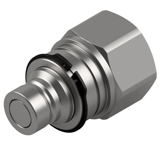 Picture of Hydraulic Flat-Face Quick Coupling - ISO 16028  - FEM/IF Series - FEMP-252-4FB-E4