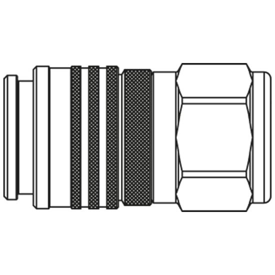 Picture of Hydraulic Flat-Face Quick Coupling -  Parker Profile - FF Series - FF3810