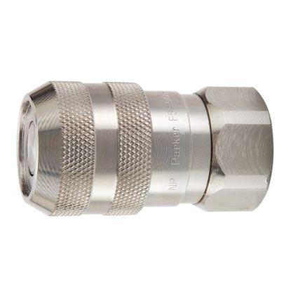Picture of Non-Spill, Flat Face, Chemical Compatible Quick Couplings - FS Series - FS-251-4FP