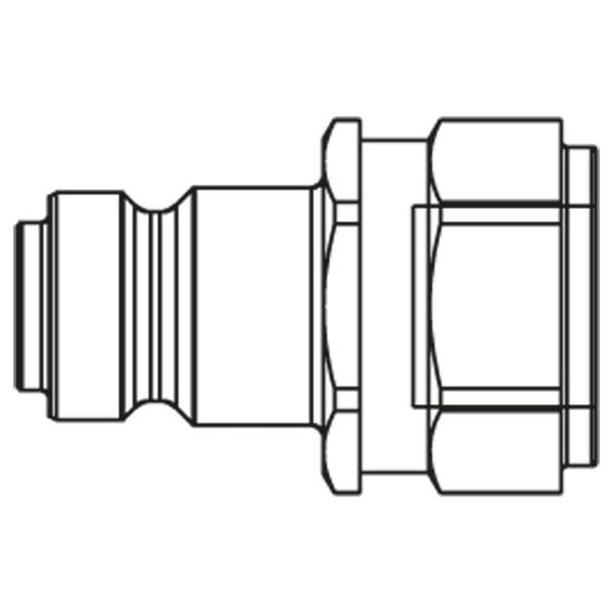 Picture of High Pressure Quick Coupling with Parker Profile, Series HP - HP1020 417