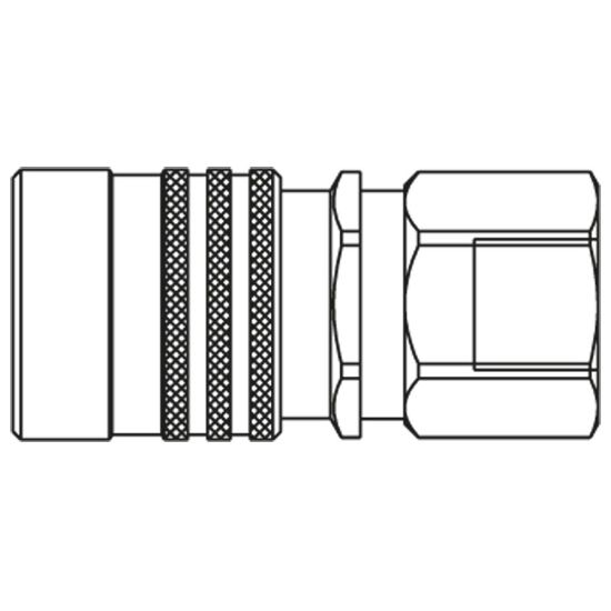 Picture of High Pressure Quick Coupling with Parker Profile, Series HP - HP1510 4132