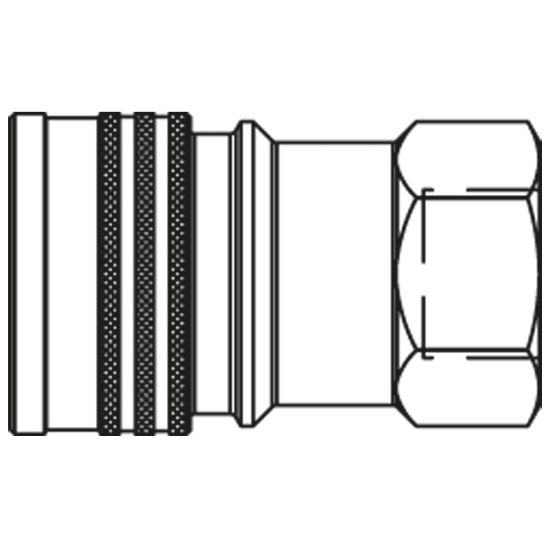 Picture of Hydraulic quick coupling - ISO B Profile - IB series - IB2511