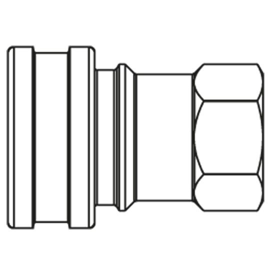 Picture of Hydraulic quick coupling - ISO B Profile - IB series - IB10011 H