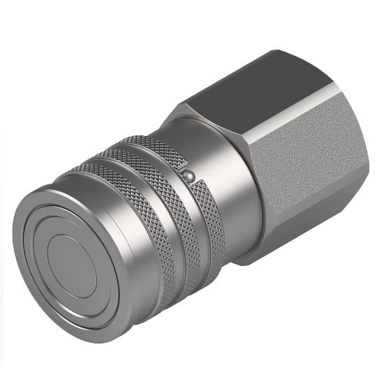 Picture of Hydraulic Flat-Face Quick Coupling - ISO 16028  - FEM/IF Series - IF5010 RVUNF