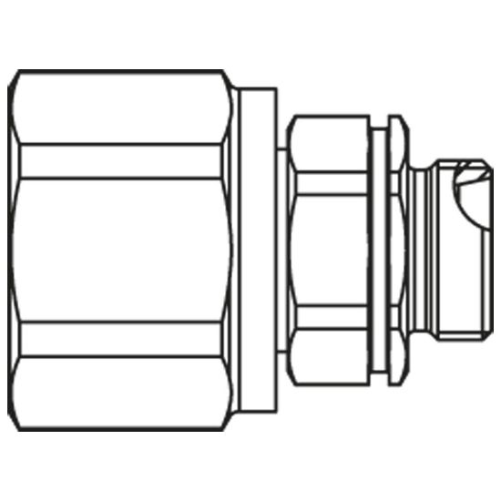 Picture of Screw-to-Connect Quick Coupling - Series QHPA - QHPA16-D7X7-C