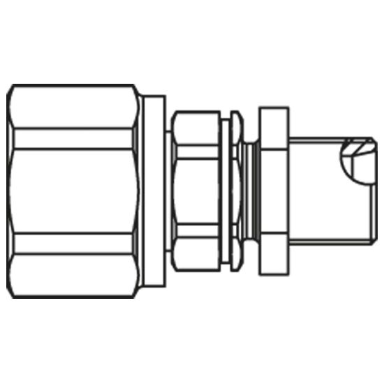 Picture of Screw-to-Connect Quick Coupling - Series QHPA - QHPA16-E7X8-C