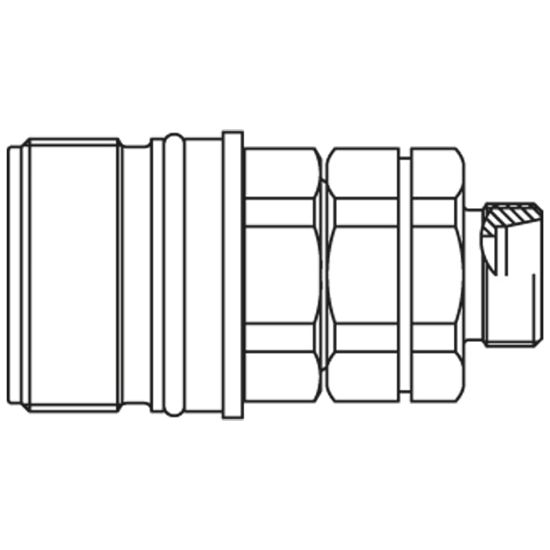 Picture of Screw-to-Connect Quick Coupling - Series QHPA - QHPA53-D6X3-C