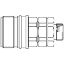 Picture of Screw-to-Connect Quick Coupling - Series QHPA - QHPA53-D6X2-C