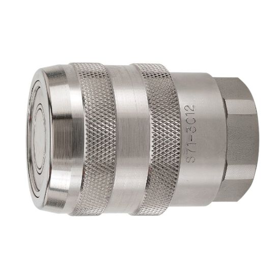 Picture of High Pressure , Non-Spill, Flat Face, Hydraulic Quick Couplings - 71 Series - SH71-3C16-16EF