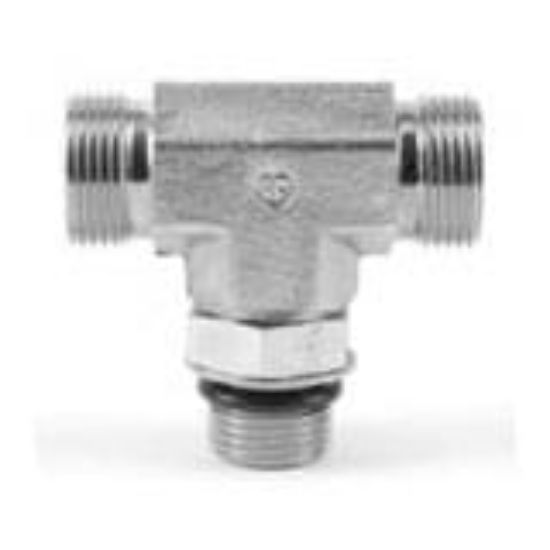 Picture of Ermeto DIN Locknut adjustable high pressure tube fittings - TEE16SMCF