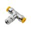 Picture of Push-to-Connect Nickel Plated Instant Fittings - Prestolok PLP Metal - W172PLP-12M-4R