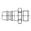 Picture of Quick Coupling, European profile, ND 7.8 (Series 25, Series 1600, Series 1625) - 25SSAW13SXZ