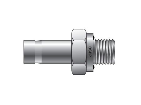 Picture for category CPI Inch Tube BSPP Tube End Male Adapter with ED Seal - R-ED T2HF