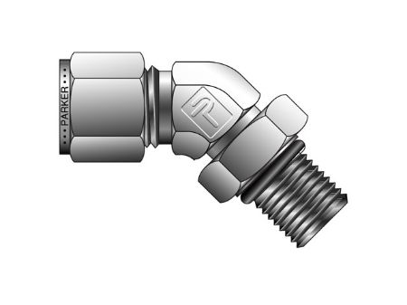 Picture for category A-LOK Inch Tube 45° Male Elbow SAE/MS Straight Thread - M5VEL