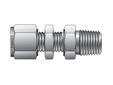 Picture for category CPI Metric Tube NPT Male Bulkhead Connector - FH2BZ