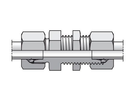 Picture for category EO/EO-2 Straight, Bulkhead Union - SV
