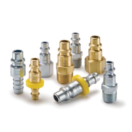 Picture for category Pneumatic Industrial Interchange Nipples (A-A-59439, MIL-C-4109F, ISO 6150-B)