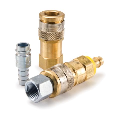 Picture for category High Flow, Push to Connect, Air Tool & Breathing Air Quick Couplings (pneu) High Flow European Interchange - RF Series Couplers